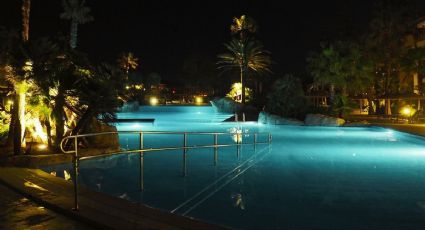 Cuánto cuesta la entrada al nuevo balneario en Hidalgo para nadar de noche entre cascadas iluminadas
