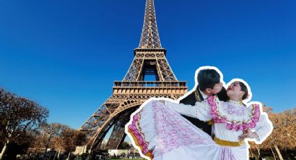 Bailarines mexicanos conquistan París con danza folclórica frente a la Torre Eiffel