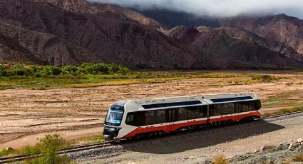 El moderno tren panorámico de Argentina que parece sacado del futuro