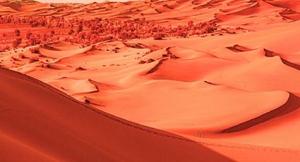 El pueblito de Querétaro que estuvo sumergido bajo el mar entre dunas rojas