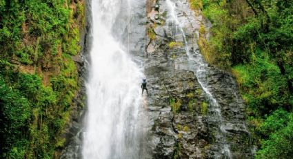 La cascada cerca de CDMX a la que puedes llegar en Metro y hacer rappel o acampar