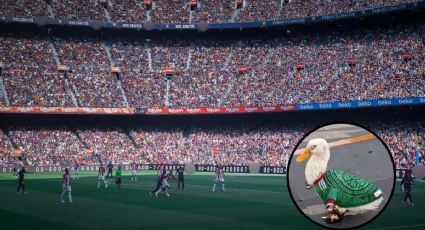 Merlín, la historia del patito que se robó los reflectores durante la fiesta futbolera en CDMX