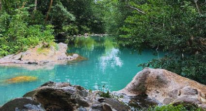 ¿Cómo llegar al balneario de Morelos con una poza azul que fue lugar de descanso de Moctezuma?