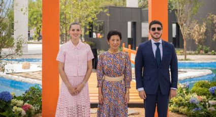 La princesa Hisako de Takamado inauguró el Jardín Japonés en Nuevo León