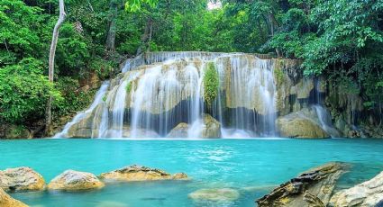El pueblito para disfrutar un manantial de aguas cristalinas y cascadas por $80 en el verano