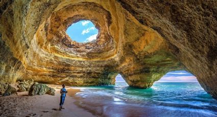 La playa bajo tierra y su ‘ojo de piedra’ que puedes conocer en el norte de México