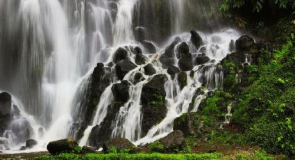 La cascada de Veracruz que deslumbra con su caída de agua en temporada de lluvias