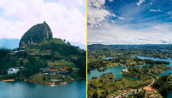 El mirador de 700 escalones con la mejor vista de toda Colombia entre laberintos de agua turquesa