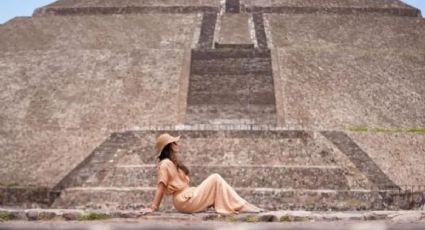 Teotihuacan recibe a la primera dama de Serbia en una visita al corazón del legado prehispánico