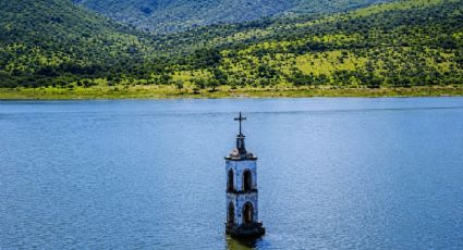 Este Pueblo Mágico de SLP esconde una capilla sumergida en medio de una impresionante presa