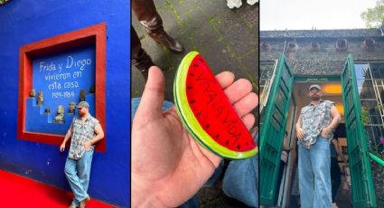Sam Smith ya está en CDMX y así fue su visita a la Casa Azul de Frida Kahlo en Coyoacán