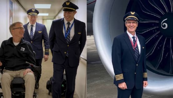 ¡El último vuelo más especial! Piloto se jubila volando junto a su hijo
