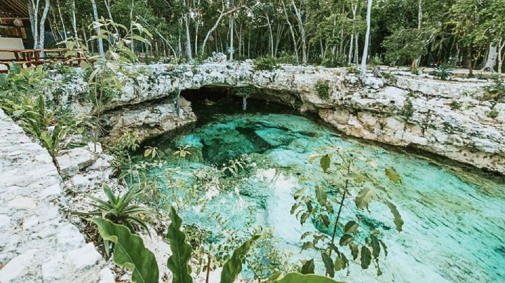 ¿Cómo llegar en transporte público al balneario que parece cenote con costo de $100?