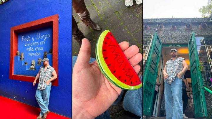 Sam Smith ya está en CDMX y así fue su visita a la Casa Azul de Frida Kahlo en Coyoacán