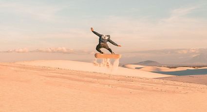 El destino donde el viento cambia el paisaje, disfrutas ‘rosas del desierto’ y sandboarding