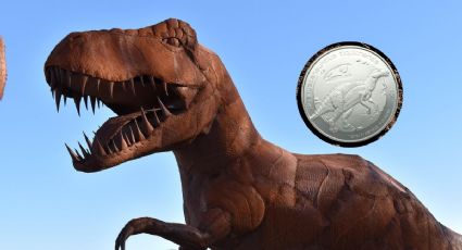 Dinosaurios mexicanos invaden el Banco de México con esta colección de monedas